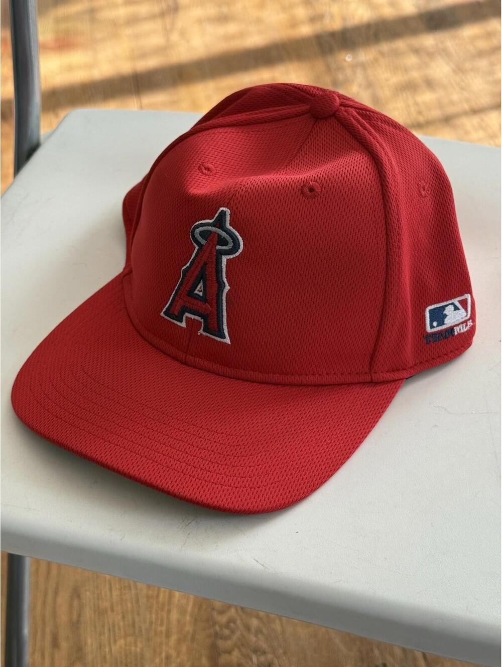 Anaheim Angels Hat Cap Strap Unisex MLB Baseball Red OC Sports One Size Fit All